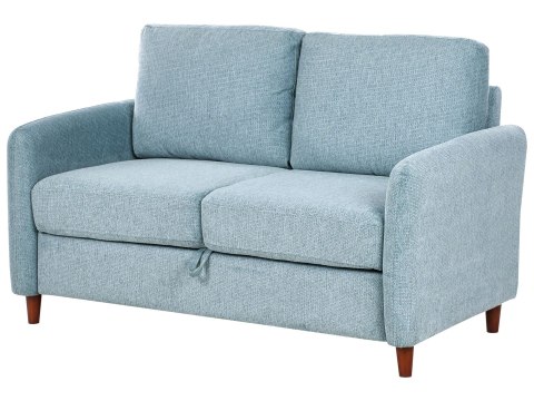 Sofa dla 2 osób MARE Niebieski ze schowkiem