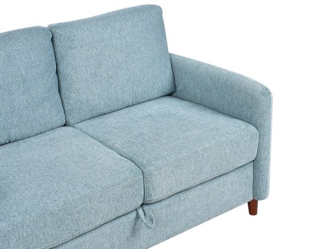 Sofa dla 2 osób MARE Niebieski ze schowkiem