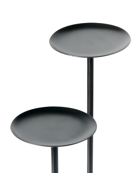 Świecznik LAMEGO Metal 23 cm Czarny