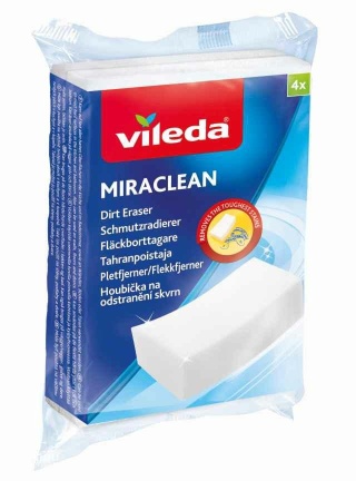 Vileda Zmywak Miraclean Magiczna Gąbka 4szt 105715..