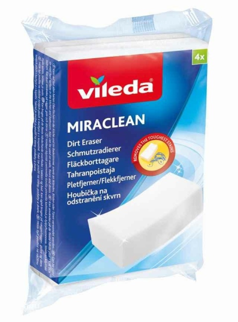Vileda Zmywak Miraclean Magiczna Gąbka 4szt 105715..
