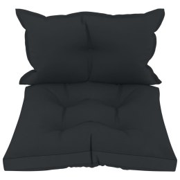  Poduszki na sofę z palet, 2 szt., antracytowe, tkanina Lumarko!
