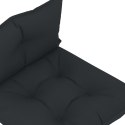  Poduszki na sofę z palet, 2 szt., antracytowe, tkanina Lumarko!