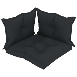  Poduszki na sofę z palet, 3 szt., antracytowe, tkanina Lumarko!