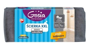 Gosia Ścierka XXL Podłogowa Microfibra Szara 50x60cm 9337...