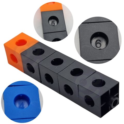 WOOPIE Klocki Konstrukcyjne 3D Sześciany 150 el. Lumarko!