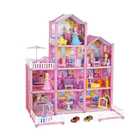 Mega Willa Domek dla Lalek LOVELY HOUSE 194 el. Lumarko!