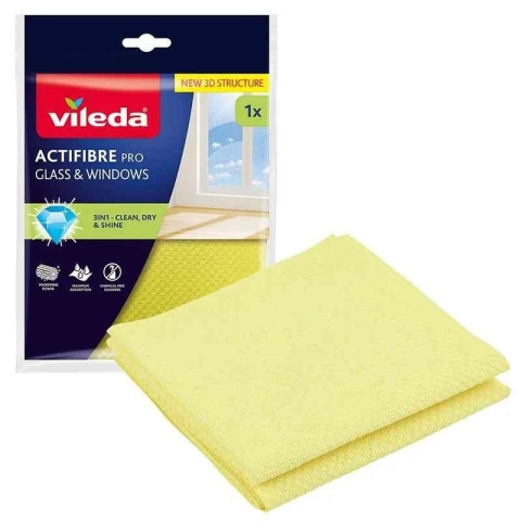 Vileda Ścierka Actifibre Pro Glass&Window Do Szkła I Okien 183298..