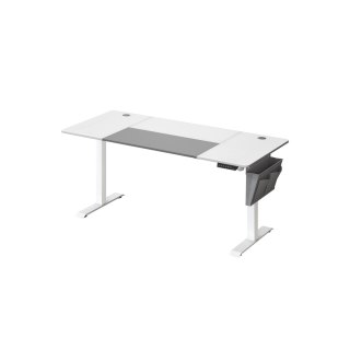 Biurko z elektryczną regulacją wysokości, 70 x 160 x (72-120) cm, płynna regulacja, łączony blat, funkcja pamięci z 4 wysokościa