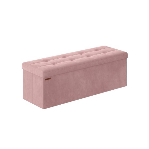 Ławka ze schowkiem z aksamitu w kolorze atramentowo czarnym