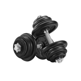 Zestaw hantli żeliwnych 50kg Regulowany dla mężczyzn Kobiety Trening Fitness Podnoszenie ciężarów do domowej siłowni Czarny SYL5