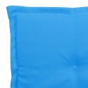  Poduszka na ławkę ogrodową, niebieska, 200 x 50 x 3 cm Lumarko!
