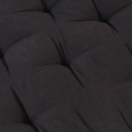  Poduszka na podłogę lub palety, bawełna, 120x40x7 cm, czarna Lumarko!