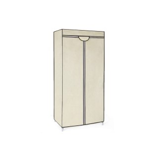 Szafa szafa materiałowa składana szafa szafa kempingowa 160 x 75 x 45cm czarna RYG83H