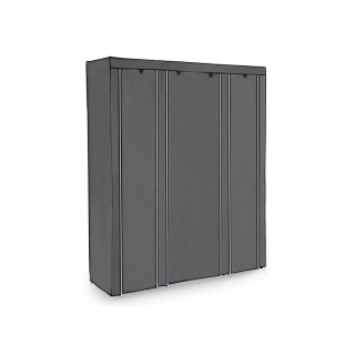 Szafa , szafka składana XXL, szafka materiałowa z drążkiem na ubrania i 3 składanymi drzwiami, szafka kempingowa, 175 x 150 x 45