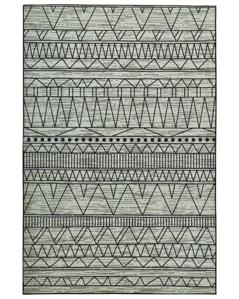  Dywan 80 x 150 cm czarno-szary KEBAN