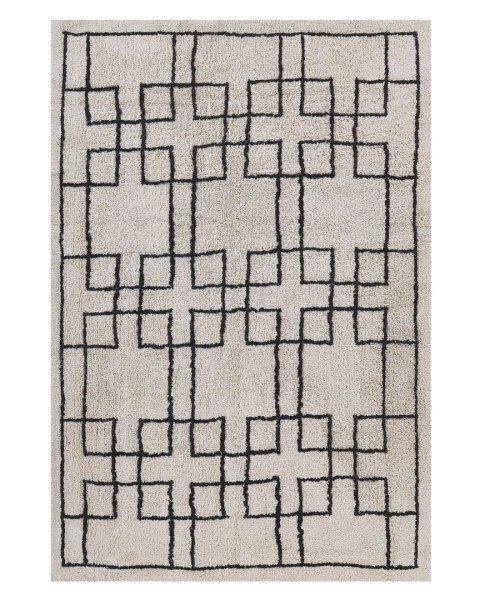  Dywan Bawełniany 80 X 150 Cm Beżowy Turhal