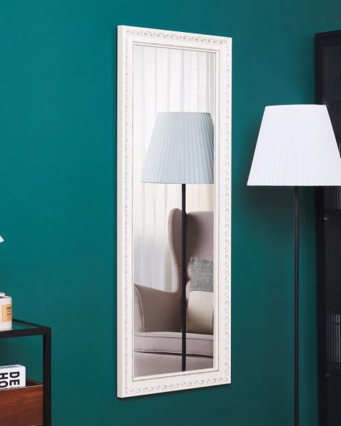  Lustro Ścienne 50 X 130 Cm Czarne Fougeres