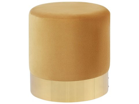  Puf welurowy ⌀ 39 cm różowy SOPHIA