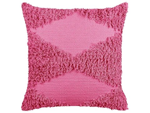 2 poduszki bawełniane dekoracyjne dla dzieci w kwiaty 45 x 45 cm fioletowe SOAPWORT