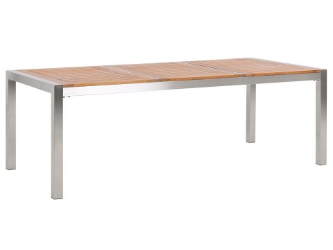  Stół ogrodowy eukaliptus 180 x 90 cm jasne drewno GROSSETO