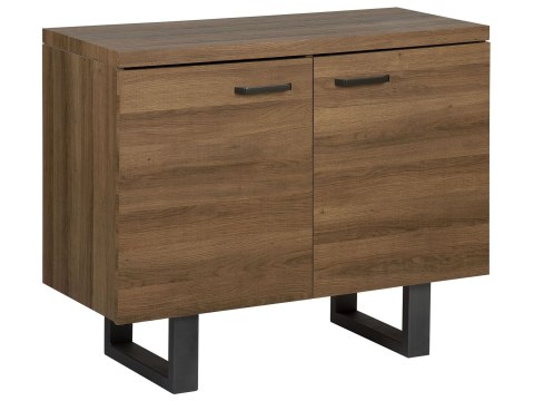  Szafka RTV ciemne drewno TIMBER