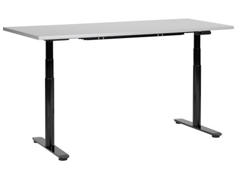 Biurko regulowane elektrycznie 160 x 72 cm czarne DESTINAS