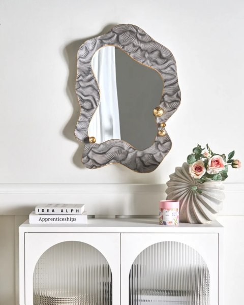 Boucle Lustro ścienne 112 cm Różowy PLANCHEZ