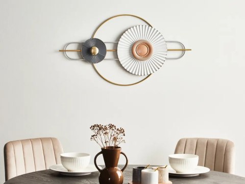 Dekoracja ścienna BRAGA Metal 55 cm Kolorowy