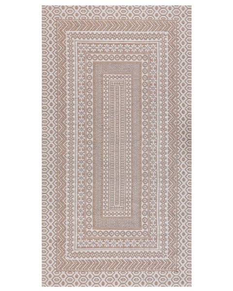 Dywan 160 x 230 cm beżowo-biały BAGLAR