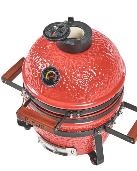 Grill węglowy KAMADO Ceramika Czerwony