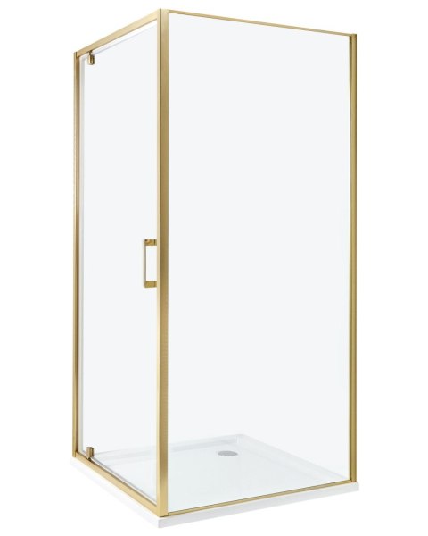 Kabina prysznicowa DARLI 80 x 80 x 185 cm Złoty