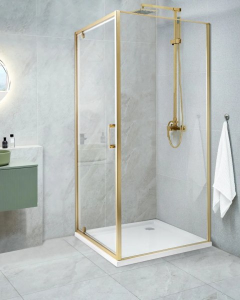 Kabina prysznicowa JUKATAN 80 x 80 x 185 cm Srebrny