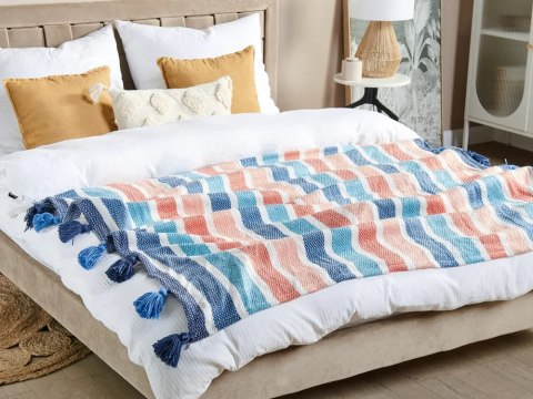 Koc 130 x 170 cm wielokolorowy YALADI