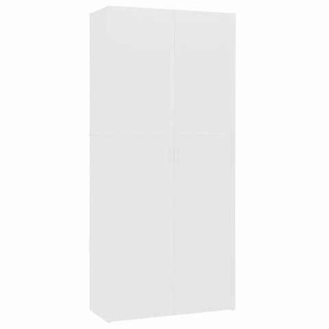  Szafka na buty, biała, 80x35,5x180 cm, płyta wiórowa Lumarko!