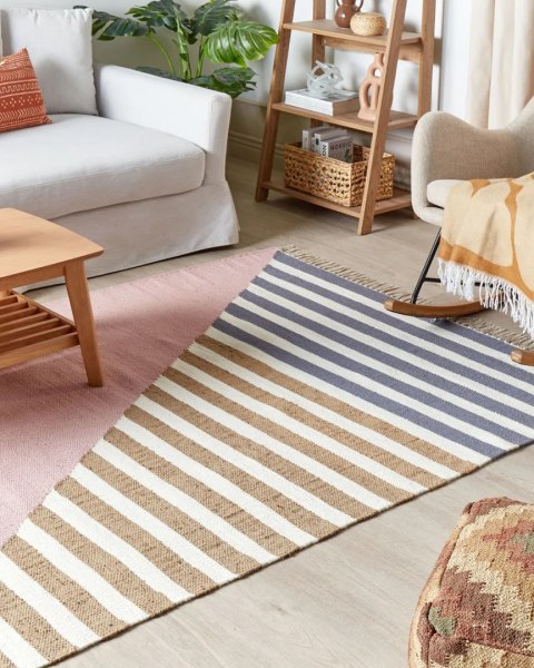 Dywan wełniany kilim 200 x 300 cm wielokolorowy AYGEZARD