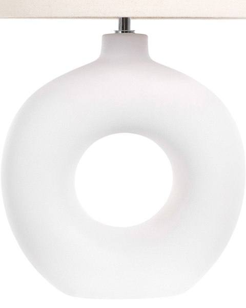 Lampa stołowa ceramiczna biała VENTA
