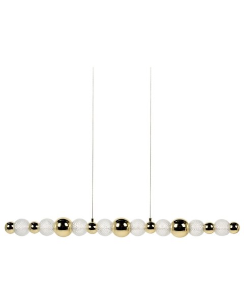Lampa wisząca 3-punktowa SORA LED Szkło Złoty