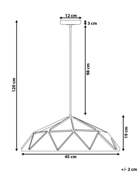 Lampa wisząca GIONA Metal Czarny
