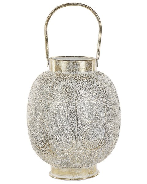 Lampion LANTAU Metal 40 cm Złoty
