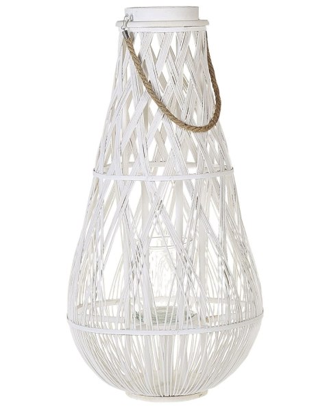 Lampion TONGA Drewno 77 cm Czarny