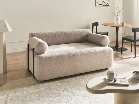 Lustro ścienne ABZAC 45 cm 145 cm Metal Złamana biel