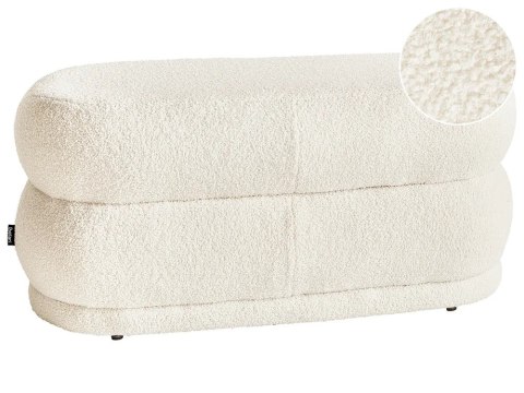 Lustro ścienne BEAUNE 56 cm 160 cm Welur Niebieski