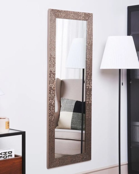 Lustro ścienne LUNEL 51 cm 141 cm Biały