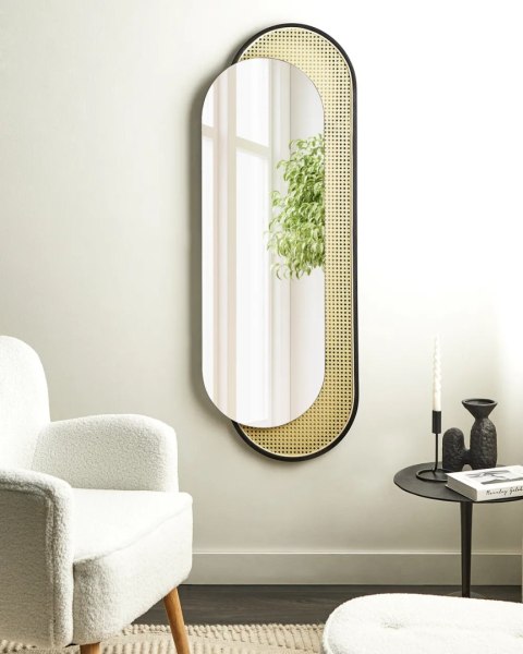 Lustro ścienne MICHERY 60 cm 90 cm Czarny