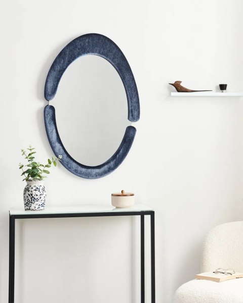 Lustro ścienne MICHERY 60 cm 90 cm Czarny