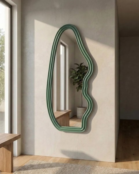 Lustro ścienne TAILLY 99 cm 89 cm Czarny