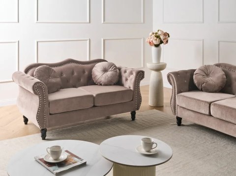 Lustro ścienne TELAKIA 60 cm 60 cm Rattan Czarny