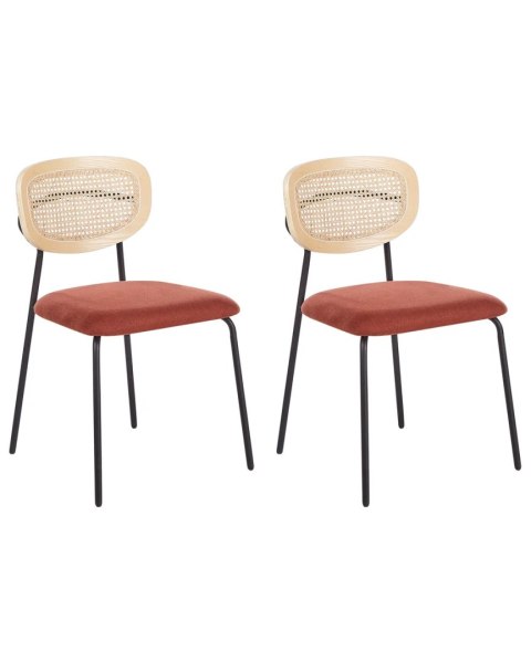 Lustro ścienne TROYON 62 cm 80 cm Różowe złoto