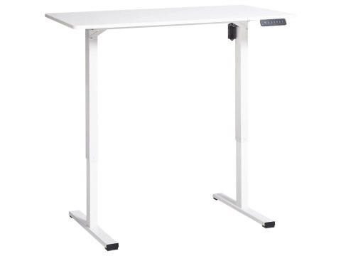 Biurko regulowane elektrycznie TAVARES Biały 120 cm 60 cm